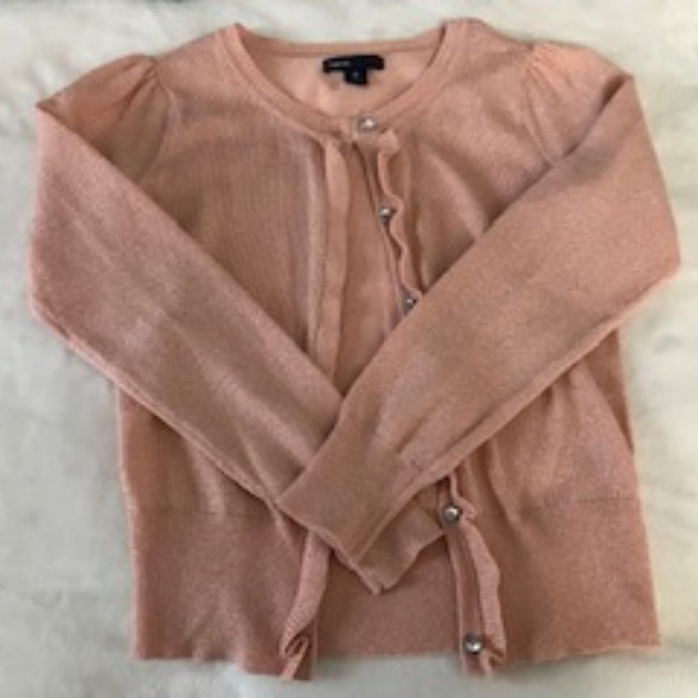 Girls Pink Cardigan